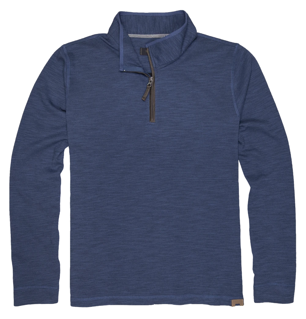 'Dakota Grizzly' Men's Dash 1/4 Zip Pullover - Lapis 3 'Dakota Grizzly' Men's Dash 1/4 Zip Pullover - Lapis