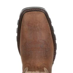 'Durango' Men's 11" Maverick XP Western Work Square Toe - Brown / Tan -Carhartt Store DDB0242 birdseye 1024x1024@2x