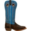 'Durango' Men's 15" Rebel Pro Western Saddle Boot - Chestnut / Brilliant Blue -Carhartt Store DDB0337 profile 1024x1024@2x