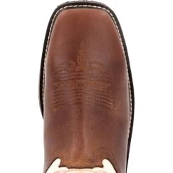 'Durango' Men's 11" WorkHorse™ Western Steel Toe - Chocoloate / Bone 10 'Durango' Men's 11" WorkHorse™ Western Steel Toe - Chocoloate / Bone -Carhartt Store DDB0426 birdseye 1024x1024@2x