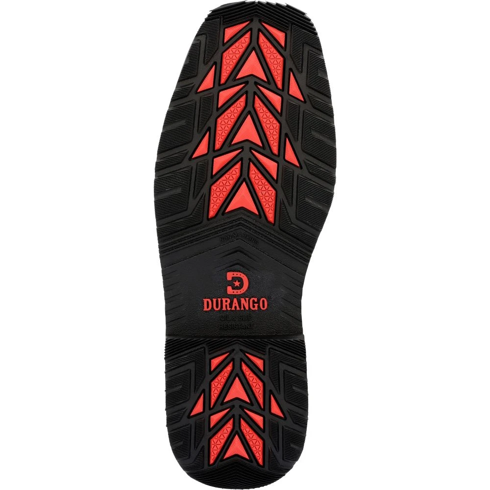 'Durango' Men's 11" WorkHorse™ Western Steel Toe - Chocoloate / Bone 5 'Durango' Men's 11" WorkHorse™ Western Steel Toe - Chocoloate / Bone - Image 3