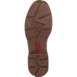 'Durango' Men's 12" Rebel Western Round Toe - Oak Bark / Midnight -Carhartt Store DDB0428 outsole 1024x1024@2x