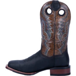 'Dan Post' Men's 11" Deuce Western Wide Square Toe - Black / Brown -Carhartt Store DP4558 3 1024x1024@2x