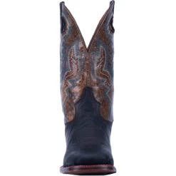 'Dan Post' Men's 11" Deuce Western Wide Square Toe - Black / Brown -Carhartt Store DP4558 5 1024x1024@2x