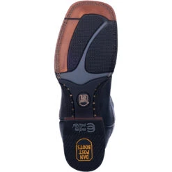 'Dan Post' Men's 11" Deuce Western Wide Square Toe - Black / Brown -Carhartt Store DP4558 7 1024x1024@2x