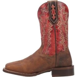 'Dan Post' Men's 11" Killeen Western Square Toe - Tan / Red -Carhartt Store DP4813 3 1024x1024@2x