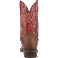 'Dan Post' Men's 11" Killeen Western Square Toe - Tan / Red -Carhartt Store DP4813 4 1024x1024@2x