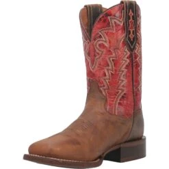 'Dan Post' Men's 11" Killeen Western Square Toe - Tan / Red -Carhartt Store DP4813 8 1024x1024@2x
