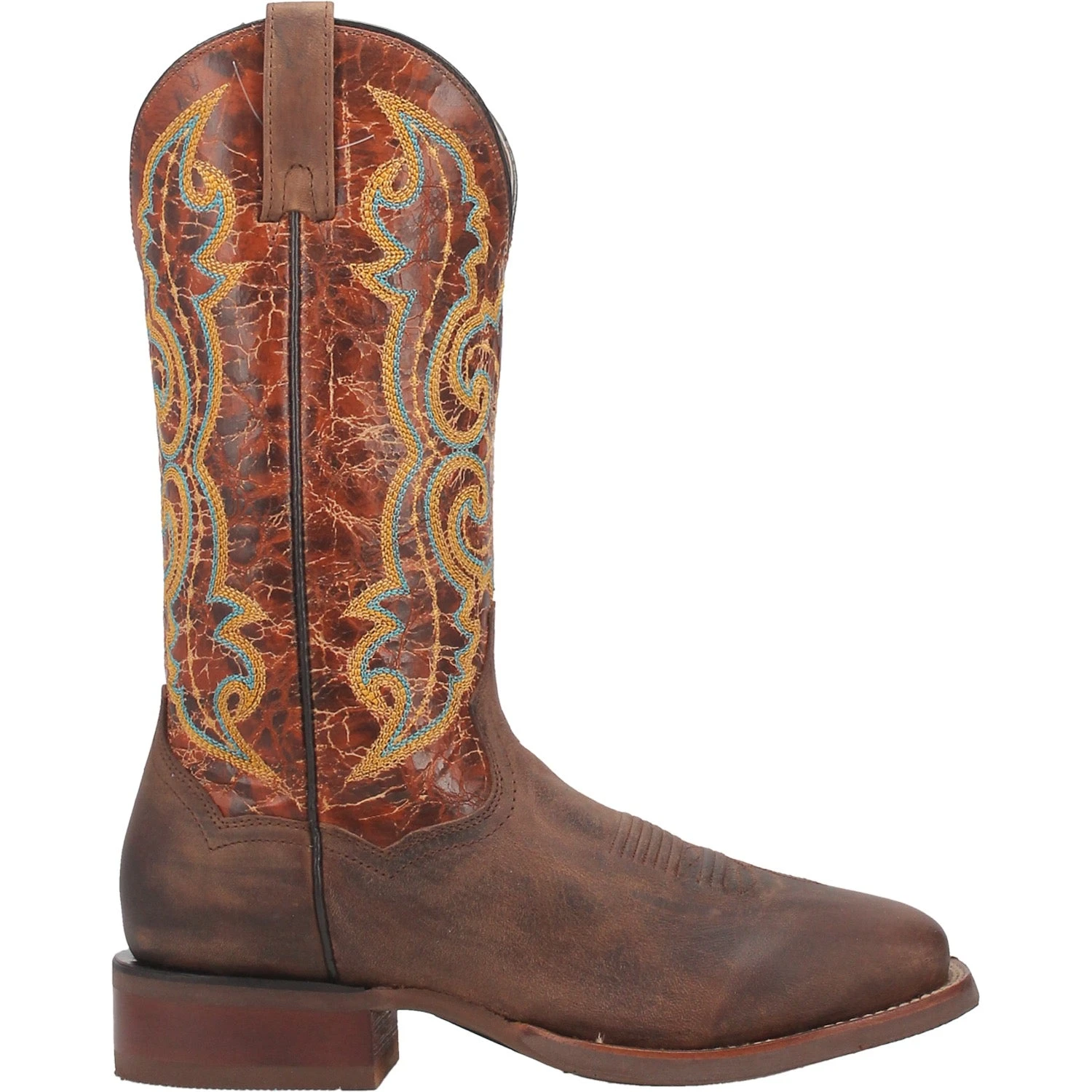 'Dan Post' Men's 13" Bullhead Western Square Toe - Rust 3 'Dan Post' Men's 13" Bullhead Western Square Toe - Rust
