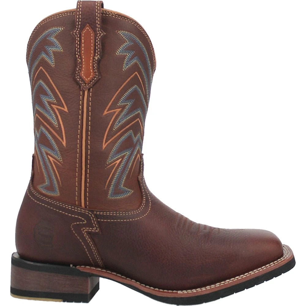 'Dan Post' Men's 11" Arrowhead Western Square Toe - Chocolate 3 'Dan Post' Men's 11" Arrowhead Western Square Toe - Chocolate