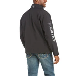 'Ariat' Men's Logo 2.0 Softshell Jacket - Black -Carhartt Store F18 MNS WEST 10023322 back 1024x1024@2x