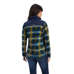 'Ariat' Women's Prescott Insulated Fleece Jacket - Navy Sonoran Print 7 'Ariat' Women's Prescott Insulated Fleece Jacket - Navy Sonoran Print -Carhartt Store F22 WMS WEST 10041818 back 1024x1024@2x