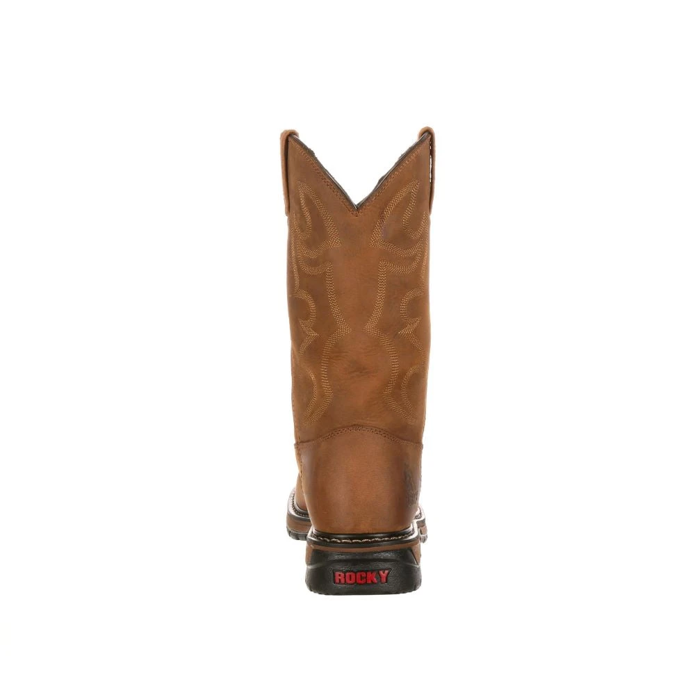 'Rocky' Men's 10" Original Ride Branson Roper WP Round Toe - Aztec Crazy Horse 7 'Rocky' Men's 10" Original Ride Branson Roper WP Round Toe - Aztec Crazy Horse - Image 5