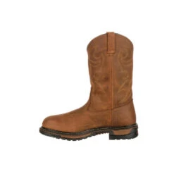 'Rocky' Men's 10" Original Ride Branson Roper WP Round Toe - Aztec Crazy Horse 15 'Rocky' Men's 10" Original Ride Branson Roper WP Round Toe - Aztec Crazy Horse -Carhartt Store FQ0002733 instep profile 1024x1024@2x