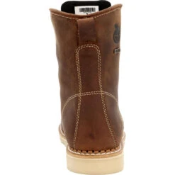 'Georgia Boot' Men's 8" Wedge Sole EH WP Soft Toe - Brown -Carhartt Store GB00532 back 1024x1024@2x