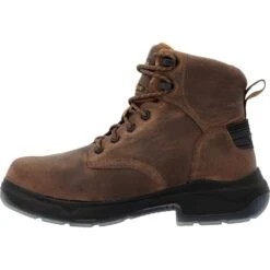 'Georgia Boot' Men's 6" FLXpoint Ultra EH WP Soft Toe - Brown -Carhartt Store GB00551 instep profile 1024x1024@2x