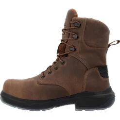 'Georgia Boot' Men's 8" FLXpoint Ultra EH WP Comp Toe - Brown -Carhartt Store GB00554 instep profile 1024x1024@2x