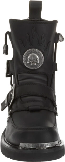 'Harley Davidson' Men's 6" Distortion Skull Zip Boot - Black -Carhartt Store HDM D94167 F15 090 1024x1024@2x