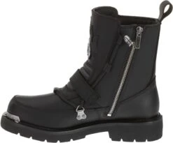 'Harley Davidson' Men's 6" Distortion Skull Zip Boot - Black -Carhartt Store HDM D94167 F15 091114 180 1024x1024@2x