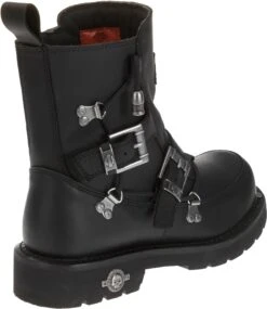 'Harley Davidson' Men's 6" Distortion Skull Zip Boot - Black -Carhartt Store HDM D94167 F15 091114 315 1024x1024@2x