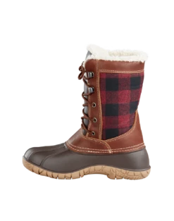 'Baffin' Women's Jasper Insulated WP Boot - Red / Black Plaid -Carhartt Store JASPER RAF MEDIAL 1024x1024@2x