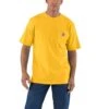 'Carhartt' Men's Loose Fit Heavyweight Pocket T-Shirt - Solar Yellow -Carhartt Store K87 Y25 MF22 b 1 1024x1024@2x