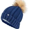 'Marmot' Women's Monica Hat - Arctic Navy -Carhartt Store M14760 2975 angle left wms bronx pom hat 1024x1024@2x