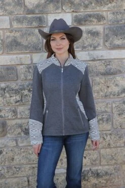 'Cinch' Women's Sweater Knit Jacket - Heather Charcoal -Carhartt Store MAJ9840002 1024x1024@2x