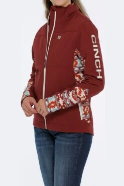 'Cinch' Women's Concealed Carry Bonded Jacket - Burgundy -Carhartt Store MAJ9857001 2 1024x1024@2x