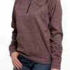 'Cinch' Women's 1/2 Zip Hoodie - Heather Purple -Carhartt Store MAK7899002 2 1024x1024@2x