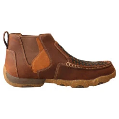 'Twisted X' Men's 4" Chelsea Basket Weave Driving Moc - Oiled Saddle -Carhartt Store MDMG005 RT 4800x4800 95517.1618263309 1024x1024@2x