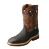'Twisted X' Men's 12" Lite Western Work EH WP Steel Toe - Black / Brown -Carhartt Store MLCSW02 AG 2048x2048 6e6a146b 3abe 4aaa b454 5d9f490ca695 1024x1024@2x