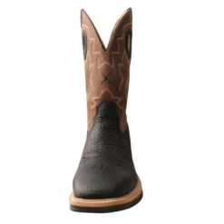 'Twisted X' Men's 12" Lite Western Work EH WP Steel Toe - Black / Brown -Carhartt Store MLCSW02 FR 2048x2048 1c4feb4c 5066 4587 8853 4a07d28d438c 1024x1024@2x