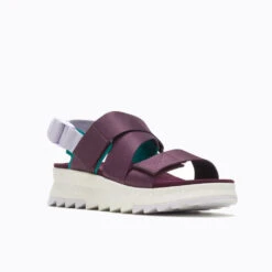 'Merrell' Women's Alpine Backstrap Sandal - Burgundy -Carhartt Store MRLW J004280 032321 S22 045 1024x1024@2x