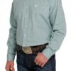 'Cinch' Men's Print Classic Fit Button Down - Green -Carhartt Store MTW1105469 2 1024x1024@2x
