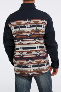 'Cinch' Men's Bonded Jacket - Navy Aztec -Carhartt Store MWJ1583001 3 1024x1024@2x