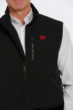 'Cinch' Men's Concealed Carry Bonded Vest - Black -Carhartt Store MWV1541005 4 1024x1024@2x