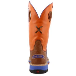 'Twisted X' Men's 12" Western EH Alloy Toe - Tan / Orange -Carhartt Store MXBA003.04 4800x4800 R 1024x1024@2x