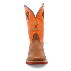 'Twisted X' Men's 12" Western EH Alloy Toe - Tan / Orange -Carhartt Store MXBA003.08 4800X4800 R 1024x1024@2x