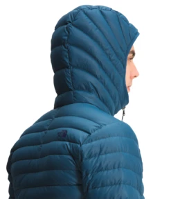 'The North Face' Men's Stretch Down Jacket - Monterey Blue -Carhartt Store NF0A3Y55 BH7 modelhood2 1024x1024@2x