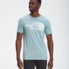 'The North Face' Men's Half Dome Triblend T-Shirt - Tourmaline Blue Heather