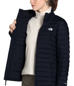 'The North Face' Women's Stretch Down Jacket - Aviator Navy -Carhartt Store NF0A4P6I RG1 modelint 1024x1024@2x