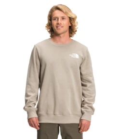 'The North Face' Men's Box NSE Crew Sweatshirt - Flax -Carhartt Store NF0A5A6V CEL back 1024x1024@2x