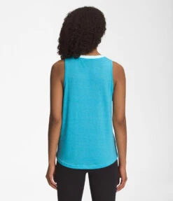 'The North Face' Women's Simple Logo Tri-Blend Tank - Norse Blue Heather -Carhartt Store NF0A7UKV 452 back 1024x1024@2x