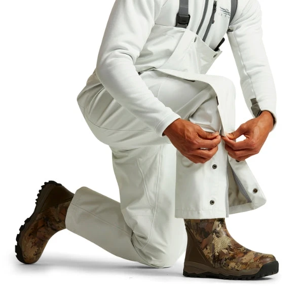 'Sitka' Men's Nodak Bibs - White 9 'Sitka' Men's Nodak Bibs - White - Image 7