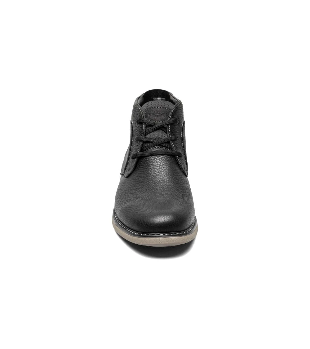 'Nunn Bush' Men's Otto Plain Toe Chukka - Black Tumbled 6 'Nunn Bush' Men's Otto Plain Toe Chukka - Black Tumbled - Image 4