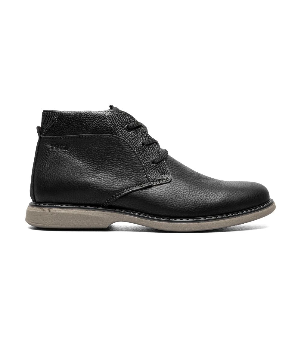 'Nunn Bush' Men's Otto Plain Toe Chukka - Black Tumbled 3 'Nunn Bush' Men's Otto Plain Toe Chukka - Black Tumbled