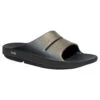 'OOFOS' Women's OOahh Luxe Slide - Latte -Carhartt Store OOahh Luxe 1101 Black Latte 1024x1024@2x