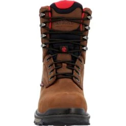 'Rocky' Men's 8" Rams Horn EH WP Comp Toe - Dark Brown -Carhartt Store RKK0394 front 1024x1024@2x