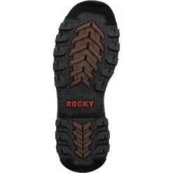 'Rocky' Men's 8" Rams Horn EH WP Comp Toe - Dark Brown -Carhartt Store RKK0394 outsole 1024x1024@2x